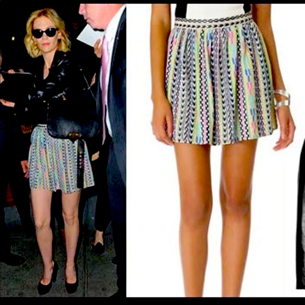 Parker Beaded and Embroidered Silk Skirt
